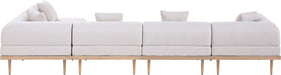Laguna - 5 Piece 106.5" Upholstered Outdoor Patio Modular Sectional - Simple Home Plus