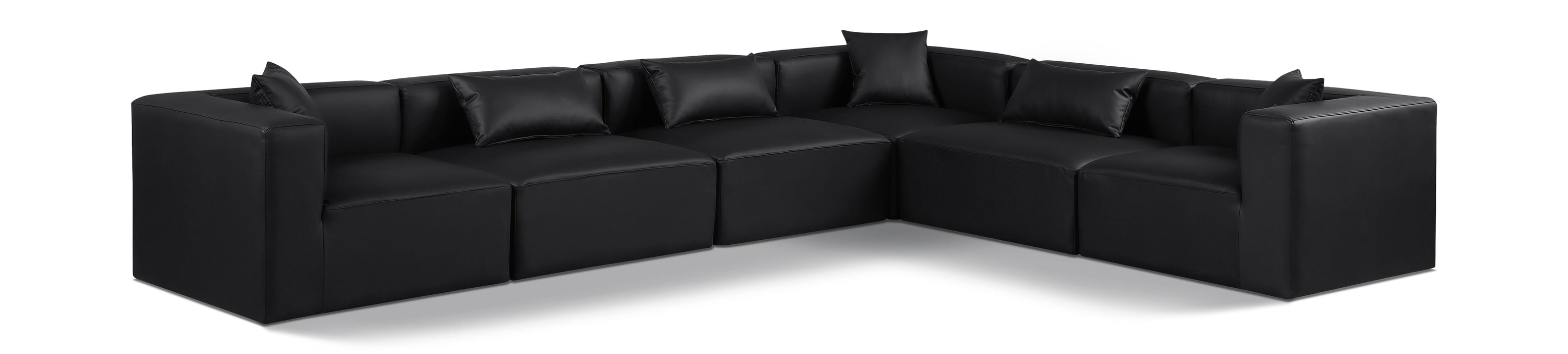 Cube - 6 Piece Modular Corner Sectional - Simple Home Plus