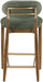 Riccio - Fabric Stool - Walnut Frame - Simple Home Plus