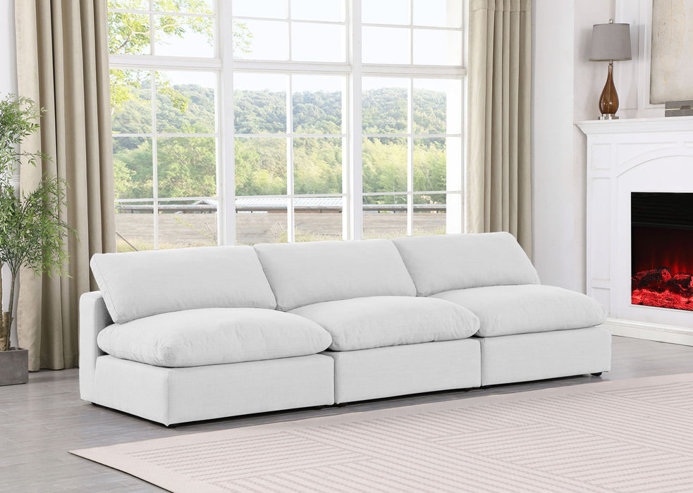 Comfy - Linen Modular Armless Sofa 3 Seats - Simple Home Plus