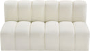 Arc - Faux Leather 2 Seats Modular Sofa - Simple Home Plus