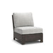 Mesa Valley - Armless Chair With Cushion - Light Gray / Dark Brown - Simple Home Plus