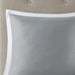 Powell - King Embroidered Comforter (Set of 8) - White - Simple Home Plus