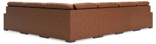 Calden - 6-Piece Sectional With LAF Corner Chaise - Caramel - Simple Home Plus