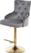 Claude - Adjustable Stool with Gold Base - Simple Home Plus