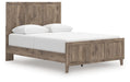 Rusticott - Panel Bed - Simple Home Plus