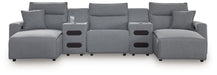 ModMax II - Salt And Pepper - Reclining Sectional - Simple Home Plus