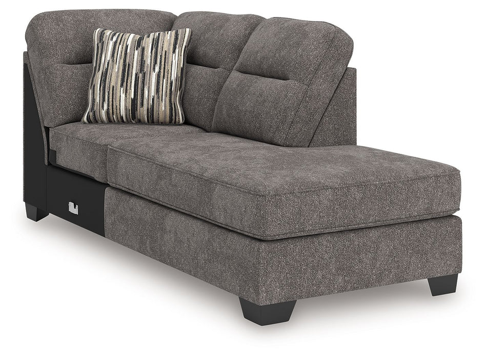 Olten - RAF Corner Chaise - Graphite - Simple Home Plus