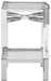 Chaseton - Clear / Silver Finish - Accent Table - Simple Home Plus