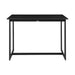 Palma - Outdoor Patio 5-Piece Bar Table Set In Aluminum With Gray Cushions - Simple Home Plus