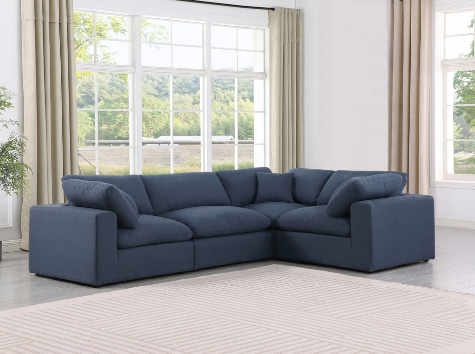 Comfy - 4 Piece Linen Fabric Modular Sectional - Simple Home Plus