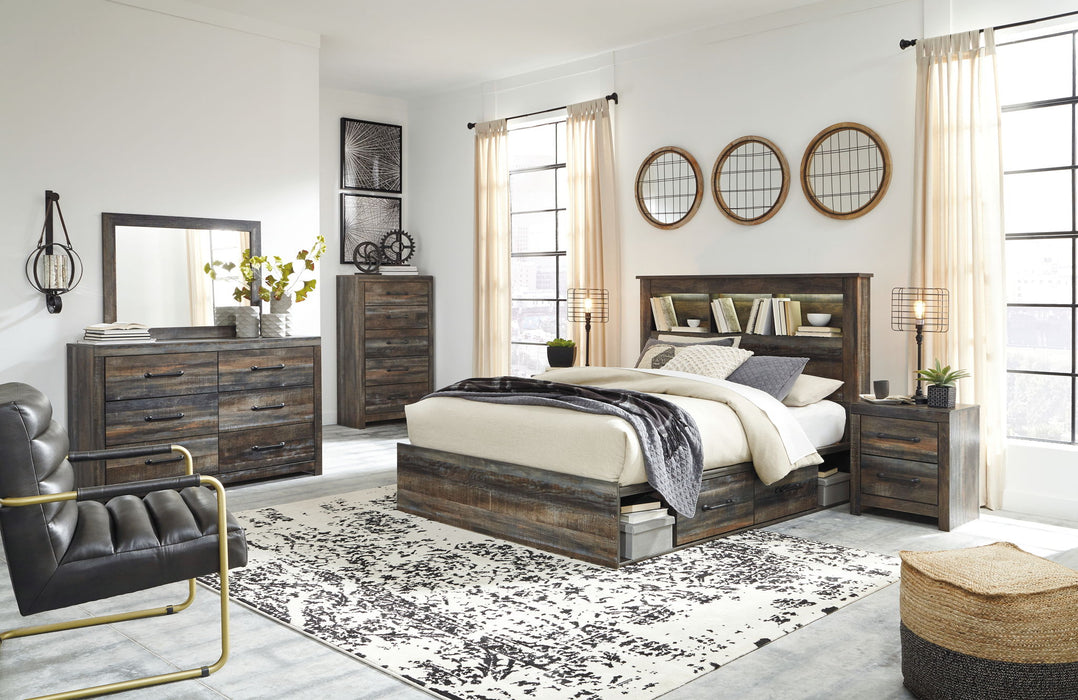 Drystan - Bookcase Bed Set - Simple Home Plus