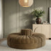 Rummi - Round Velvet Performance Fabric Upholstered 4 Piece Modular Sofa - Simple Home Plus