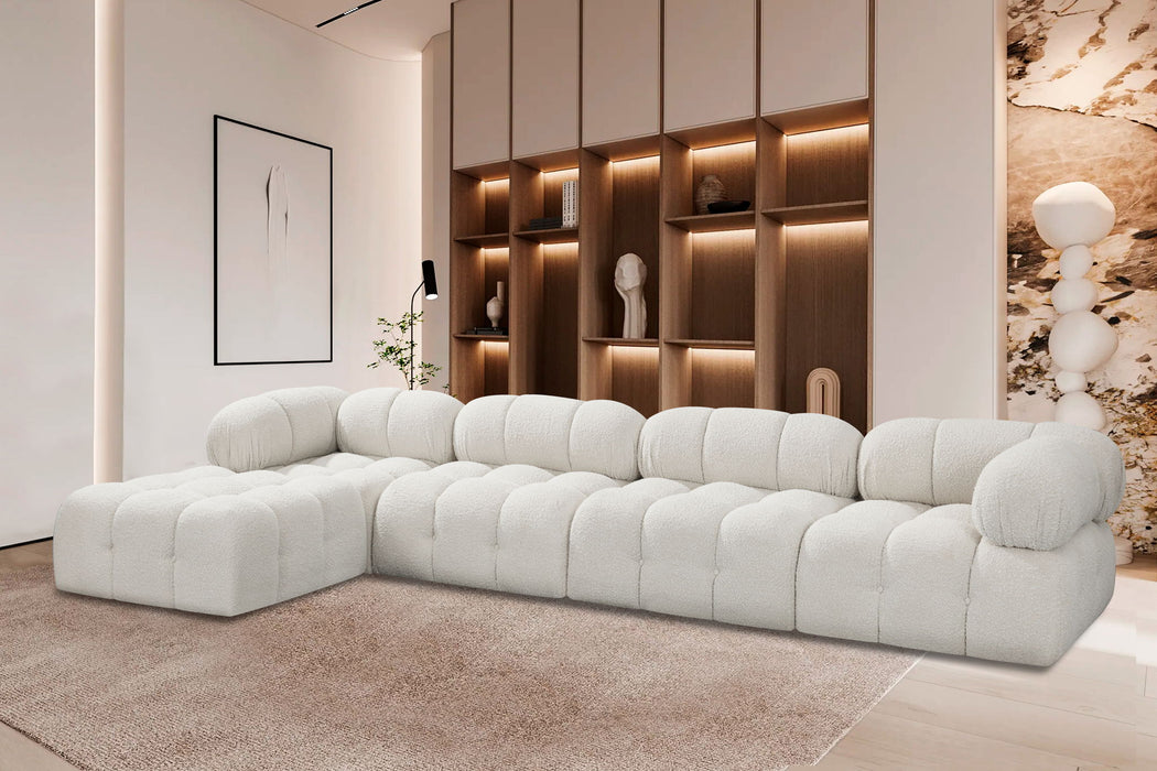 Ames - 5 Piece Fabric Modular Sectional - Simple Home Plus