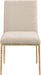 Reeves - Dining Side Chair (Set of 2) - Gold Base - Simple Home Plus