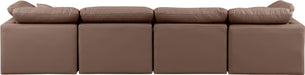 Indulge - Faux Leather 4 Seat Modular Sofa - Simple Home Plus