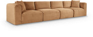 Shaggy - Fabric 4 Seat Modular Sofa - Simple Home Plus