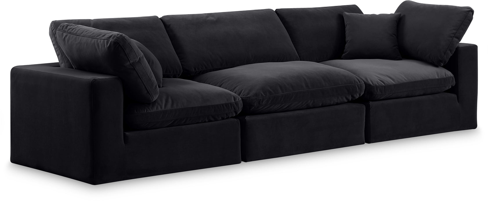 Comfy - Velvet Modular Sofa 3 Seats - Simple Home Plus