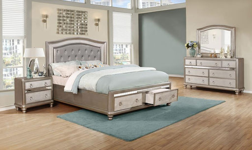 Bling Game - Upholstered Storage Bed Bedroom Set - Simple Home Plus