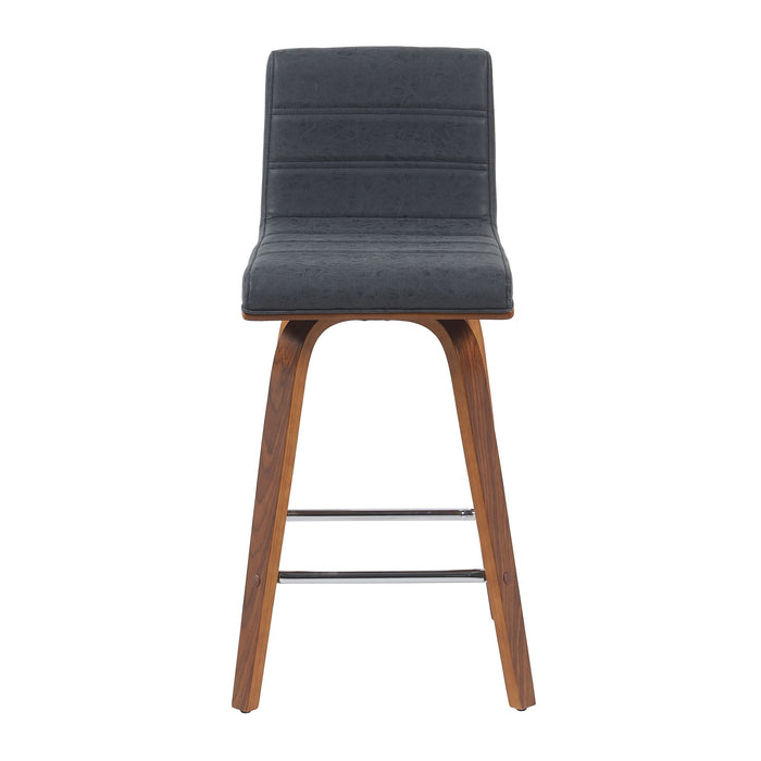Vienna - Swivel Bar Stool - Walnut Base - Simple Home Plus