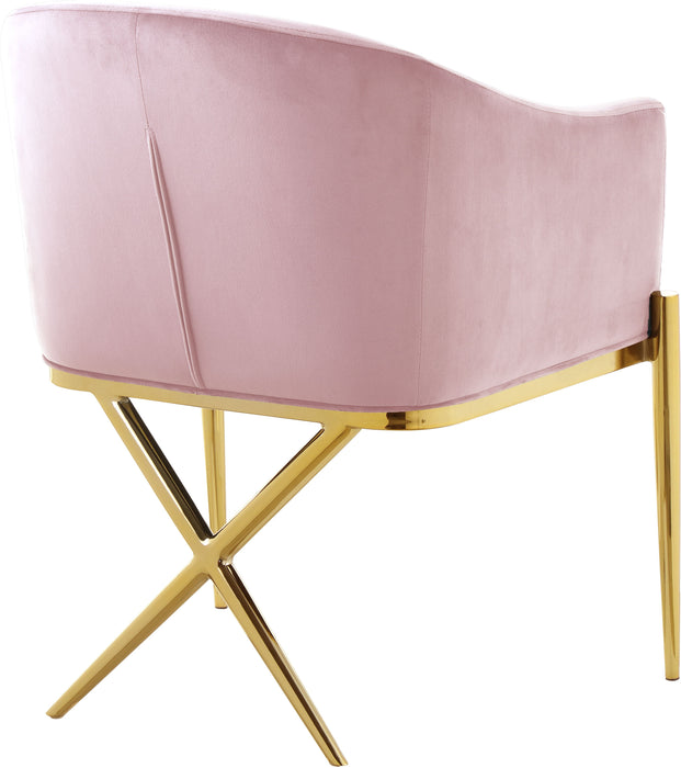 Xavier - Dining Chair with Gold Legs - Simple Home Plus