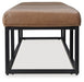 Joston - Caramel - Accent Bench - Simple Home Plus