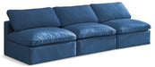 Plush - Modular Armless 3 Seat Sofa - Simple Home Plus