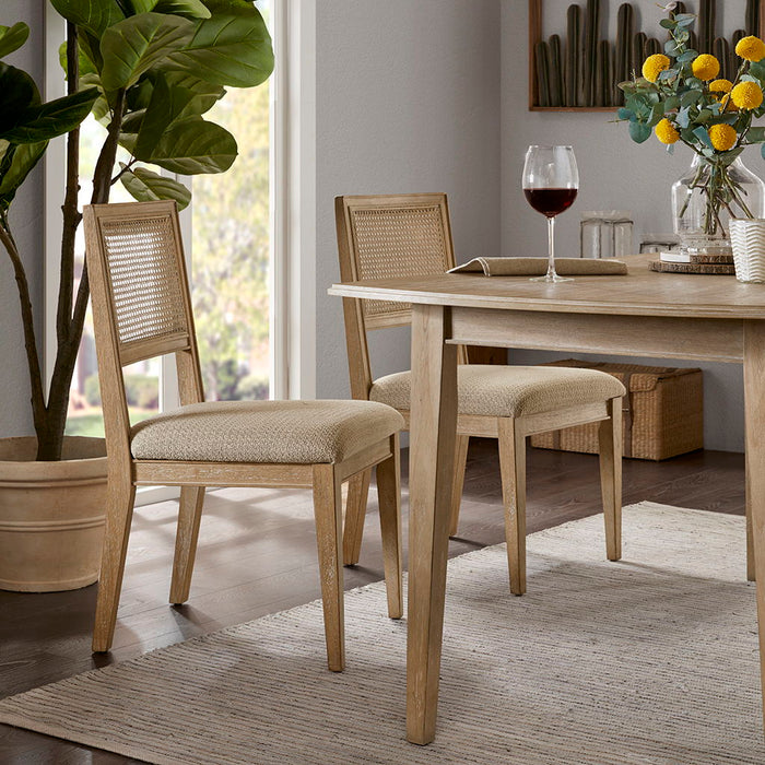 Kelly - Dining Side Chair (Set of 2) - Light Brown - Simple Home Plus
