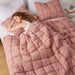 Dream Puff - Down Alternative Comforter Set - Pink - Simple Home Plus