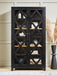 Christop - Accent Cabinet - Black / Brown - Simple Home Plus