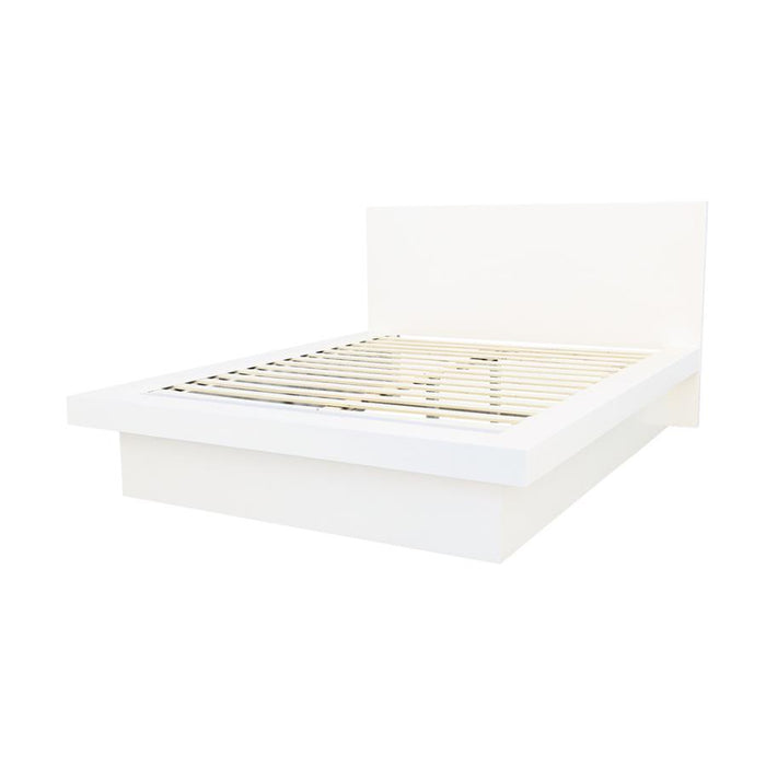 Jessica - Wood LED Panel Bed - Simple Home Plus