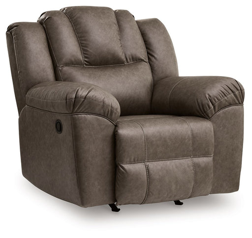 Lowilla - Rocker Recliner - Driftwood - Simple Home Plus