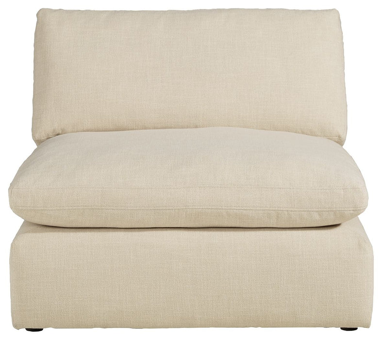 Elyza - Armless Chair - Linen - Simple Home Plus