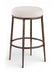 Ferro - Performance Fabric Upholstered Backless Bar Stool - Antique Bronze - Simple Home Plus