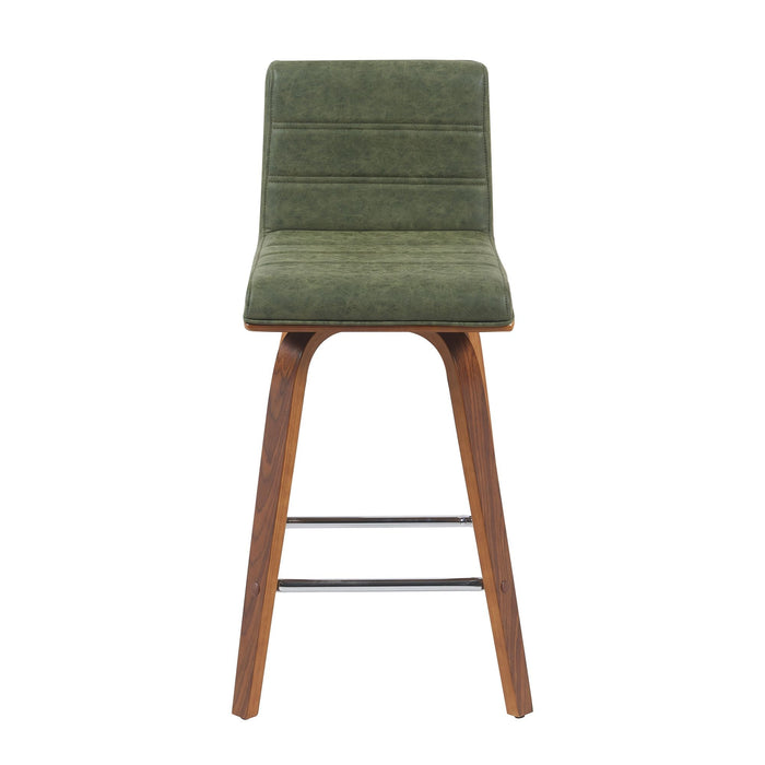 Vienna - Swivel Bar Stool - Walnut Base - Simple Home Plus