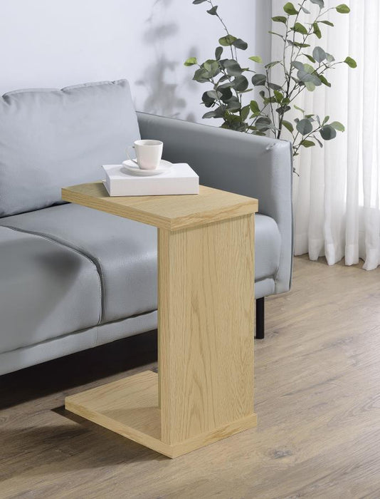Clower - Engineered Wood C-Shaped Sofa Side Table - Simple Home Plus