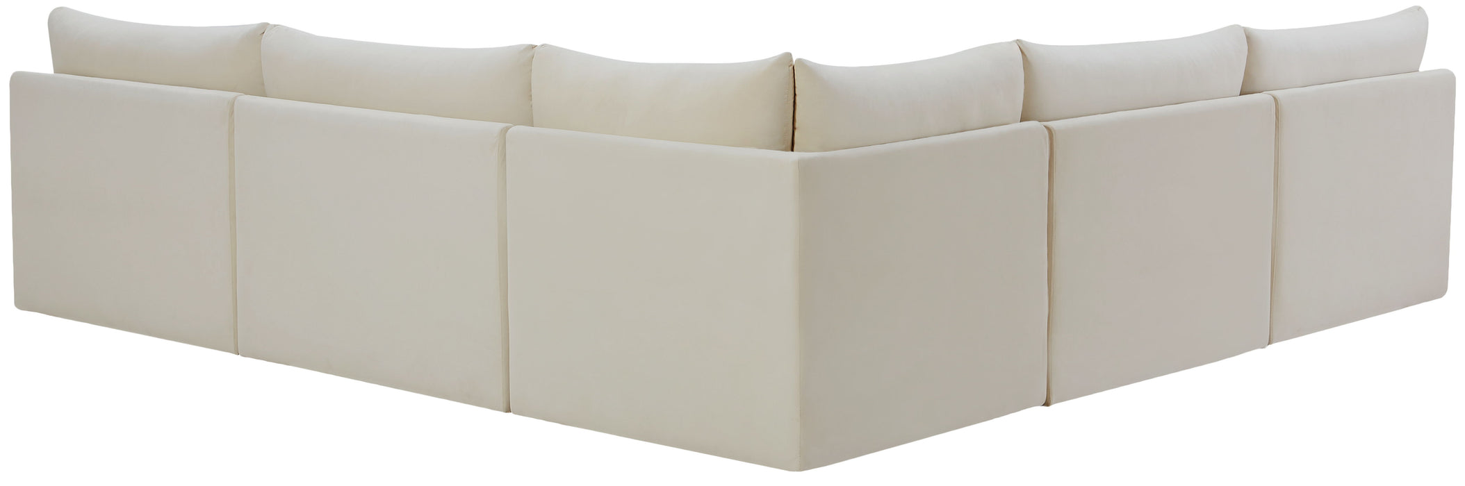 Jacob - Modular Corner Armless Sectional 5 Piece - Simple Home Plus