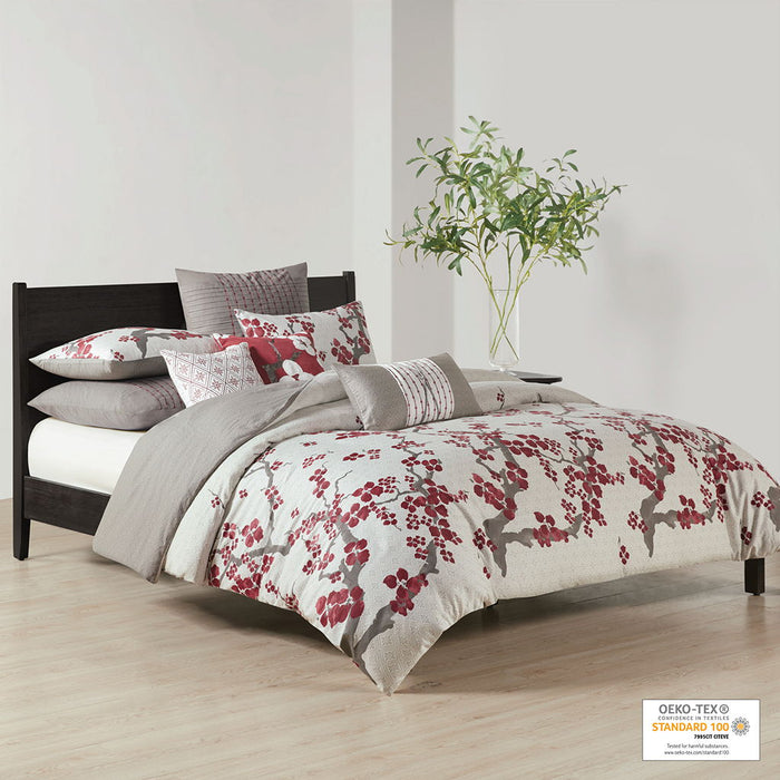 Cherry Blossom - King Duvet Cover Mini Set - Multi