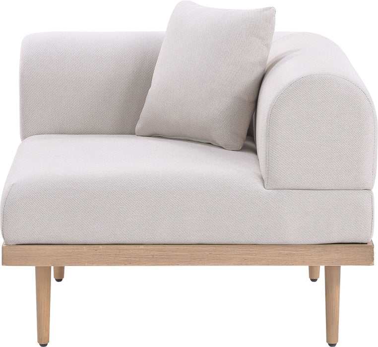Laguna - Resilient Water Resistant Fabric Upholstered Outdoor Patio Modular Corner Chair - Simple Home Plus