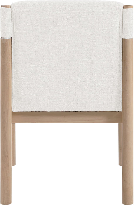 Eloura - Linen Textured Fabric Upholstered Dining Chair (Set of 2) - Simple Home Plus