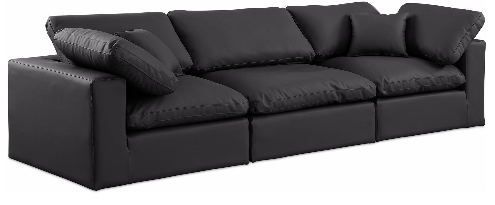 Comfy - Faux Leather Modular Sofa 3 Seats - Simple Home Plus
