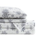 Micro Fleece - Sheet Set - Gray Snowflake - Simple Home Plus