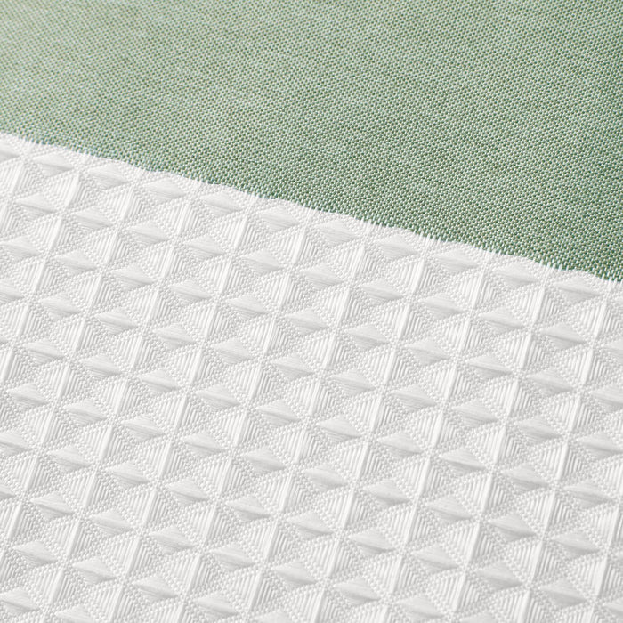 Spa Waffle - 72" x 78" Shower Curtain With 3M Treatment - Sage Green - Simple Home Plus