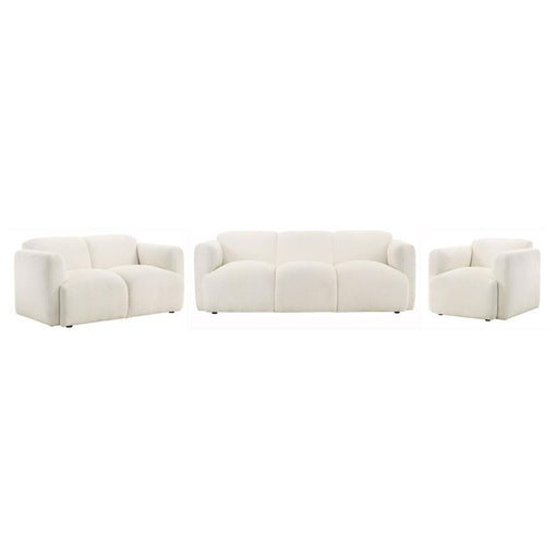 Dorset - Upholstered Round Track Arm Sofa Set - Simple Home Plus