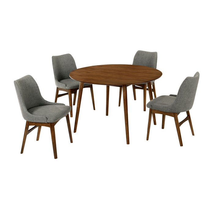 Arcadia - Round Dining Set With Walnut Table