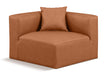 Cube - Corner Chair - Cognac - Simple Home Plus
