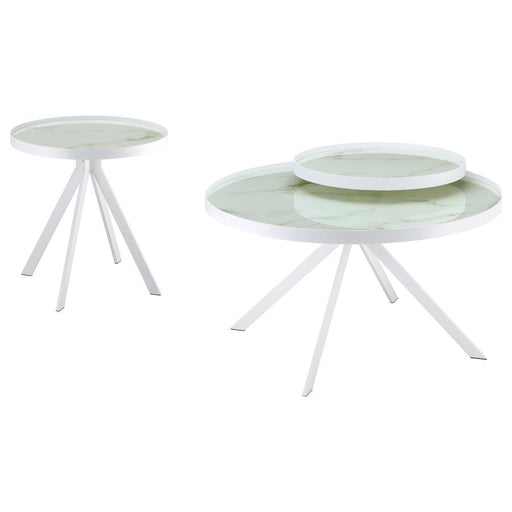 Briggs - Round Coffee And End Table Set - Simple Home Plus