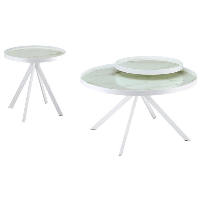 Briggs - Round Coffee And End Table Set - Simple Home Plus