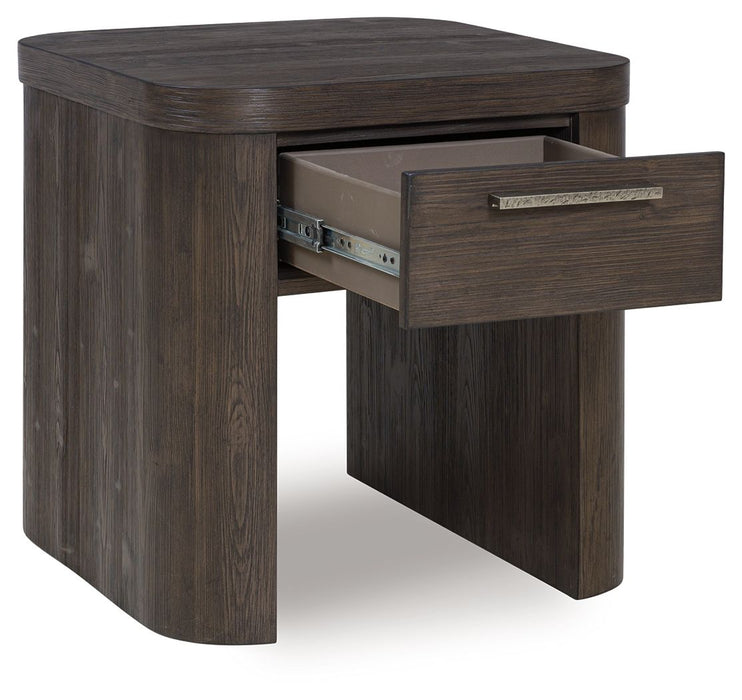 Neo - Rich Brown - Square End Table - Simple Home Plus