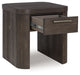 Neo - Rich Brown - Square End Table - Simple Home Plus